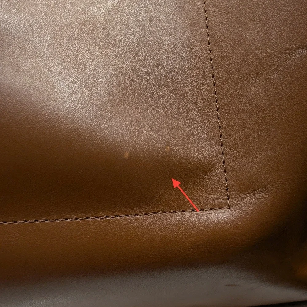 Everlane The Day Market Tote Bag Lg Cognac Brown‎ Italian Leather Minimalist